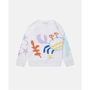 NWT  Stella McCartney Print Cotton Fleece Sweatshirt featuring a crab design Siz